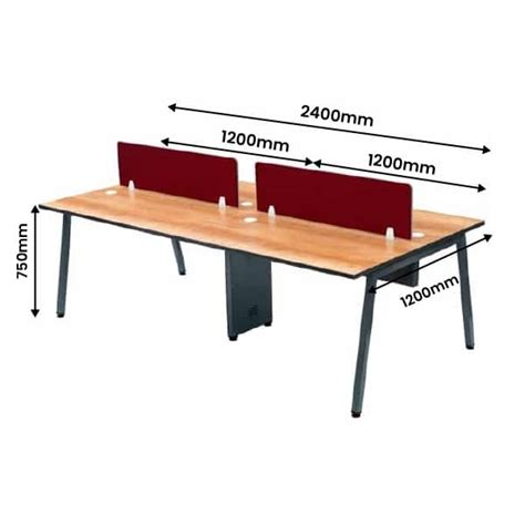 Alchemy Lite Max Back To Back Office Workstation For 4 With Screen 4f