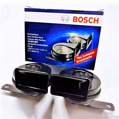 Bosch EC6 Compact Plus 2 Dual Tone Fanfare Car Horns 12V 400 500HZ