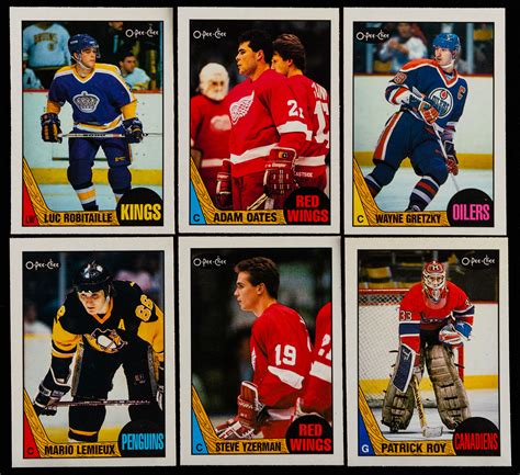 Lot Detail 1987 88 1988 89 And 1989 90 O Pee Chee Hockey Complete Sets