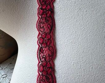 TEAL Lace Embroidered LEAVES Lace For Lingerie Garments Costumes CL Etsy