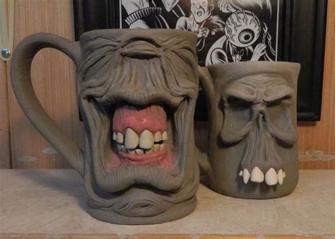 Happy Cyclops And Beast Skull Mug On