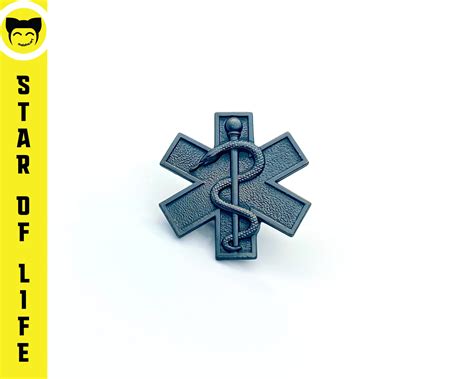 Star Of Life Lapel Pin Badge For Doctor Ems T For Her Paramedic