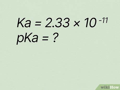 How To Find Ka From Pka Plus Pka To Ka Sample Problems