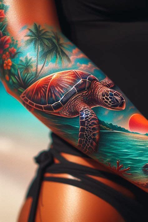 Pin By Keri Williams On Tat S I In 2024 Turtle Tattoo Ocean Sleeve