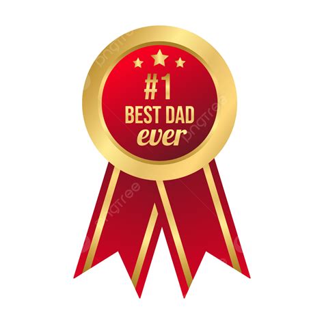 Best Dad Badge Badge Best Dad Moustaches Png And Vector With