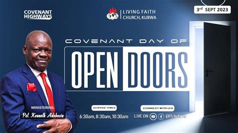 Covenant Day Of Open Doors Service Rd September Youtube