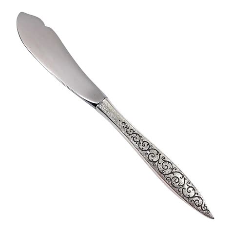 1960s Wallace Sterling Silver Master Butter Knife Spanish Lace