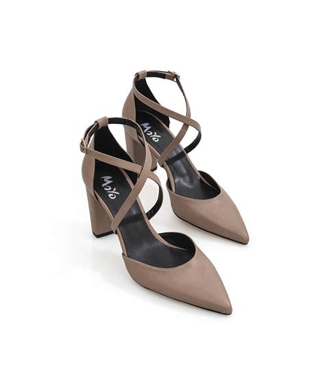 Jocks Collection moyo 22 785 γυναικείες μυτερές γόβες nude Jocks gr