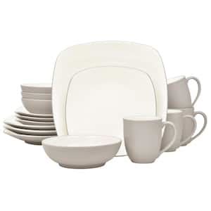 Noritake Colorwave Naked Piece Square Beige Stoneware Dinnerware