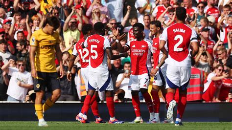 Arsenal 2 0 Wolves Player Ratings As Gunners Get Off To Winning Start