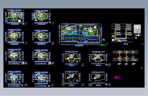 高层住宅全套电施图autocad 2000模型图纸下载 懒石网