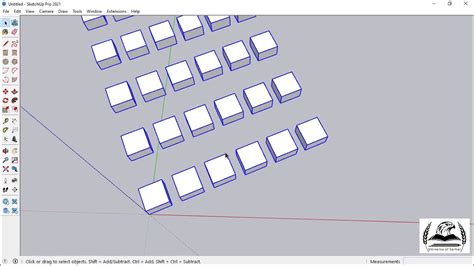 How To Use Scale And Rotate Multiple Plugin For Sketchup Pro Sketchup