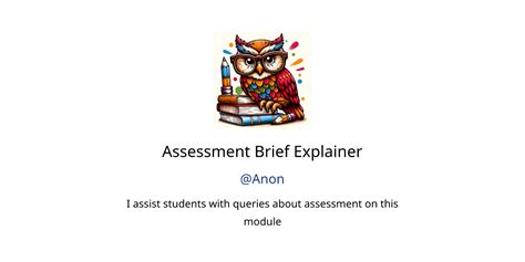 Assessment Brief Explainer Gpts Features And Functions Examples And