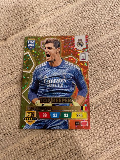 Panini Adrenalyn Xl Fifa Gold Top Keeper Real Madrid Thibaut