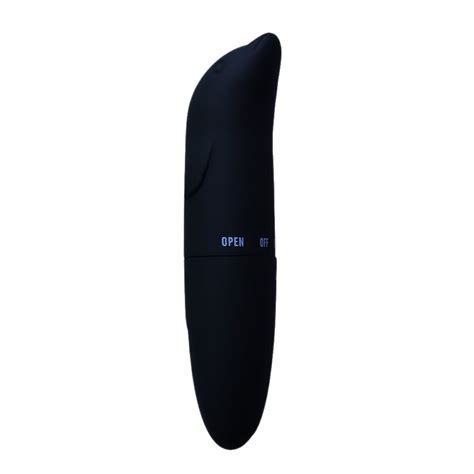 Vibrador Ponto G Formato De Golfinho Preto Diversos Hot Sul