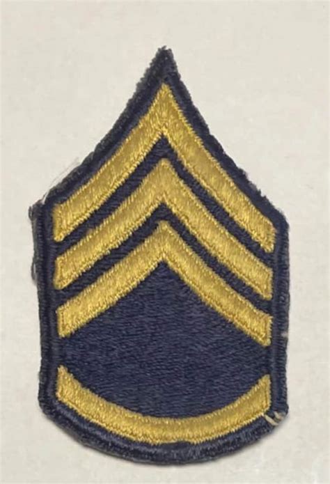 US Army Rank Insignia Non Combat Unit 1948 Feb 1951 Staff Sergeant 24