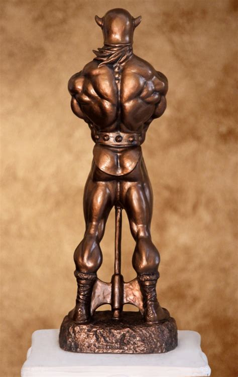 Large Male Viking Bodybuilding Trophy Niels Andersen Sculptures