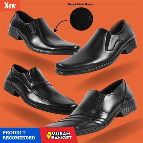 Jual Sepatu Kulit Terbaru Sepatu Pantofel Pria Pantofel Hitam Pria