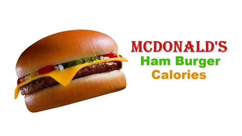 McDonald's Hamburger Nutrition Facts, Calories, Ingredients of Hamburger