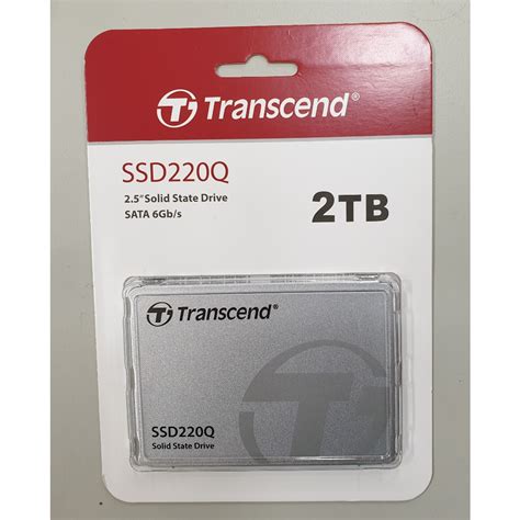 Transcend創見2TB SSD220Q 2 5吋SATA III SSD固態硬碟 TS2TSSD220Q 蝦皮購物