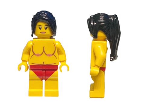 Naked Fat Minifigures With Breasts Printed On Lgo Parts Gift For Men