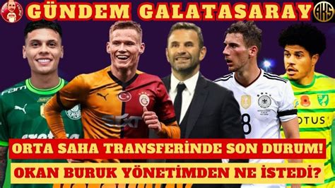 GALATASARAY IN 8 NUMARASI KİM OLACAK GORETZKA RIOS MCTOMINAY