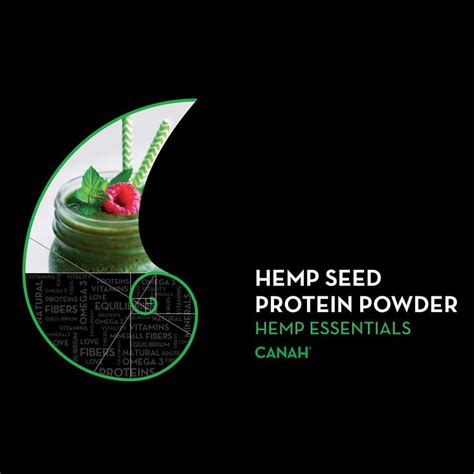 Canah Organic Hemp Protein Powder 500g Vegan Superfood With High