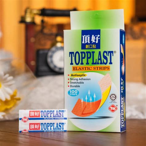 Topplast Antiseptic Elastic Strips S S Shopee Malaysia