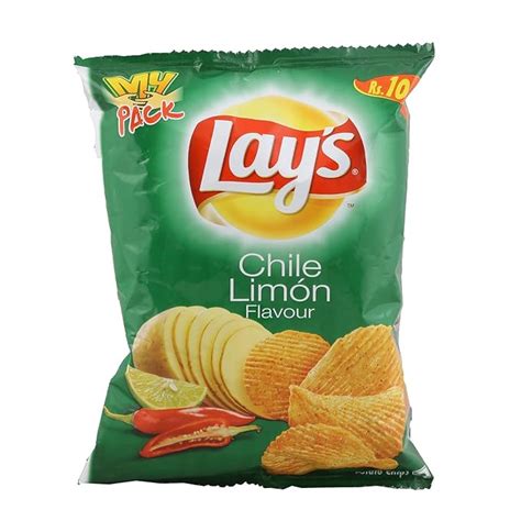 Lays Potato Chips Chile Limon 25g Pouch Grocery