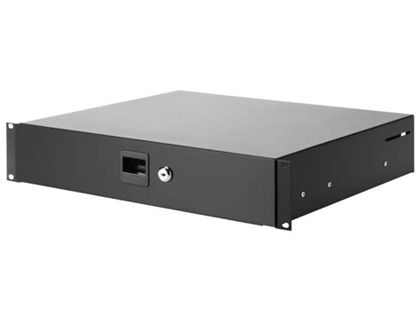 Rdl2u 2u 19 Rack Lockable Drawer 370mm Deep Propaudio