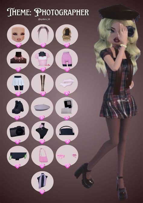 💋 Roblox Dti Theme Photographer In 2024 Photographer Outfit