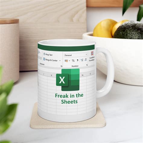 Freak In The Sheets Mug Excel Coffee Mug Mug Excel Etsy