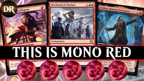 70 WIN RATE Mono Red Aggro BRO Brothers War Standard MTG