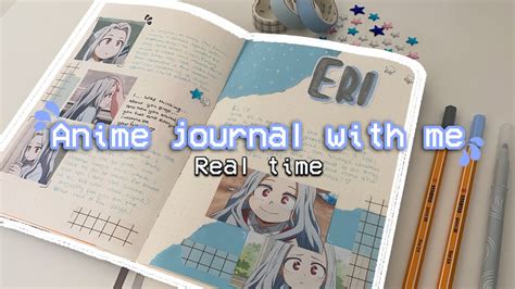 Real Time Anime Journal With Me ☁️ Youtube