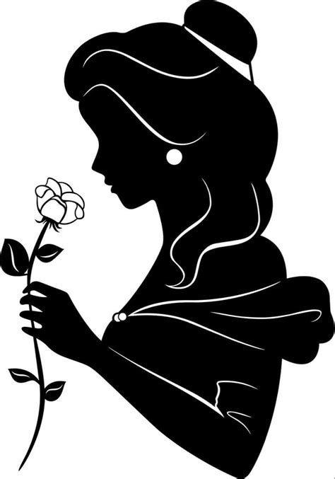 Disney Princess Silhouette Art