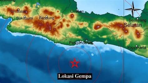 Gempa Terkini Di Sekitar Jabar Malam Hingga Dini Hari Tadi Pangandaran