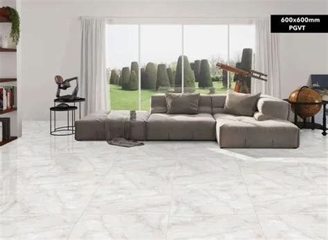 Square Pgvt Glossy Finished Glazed Vitrified Floor Tile At Best Price