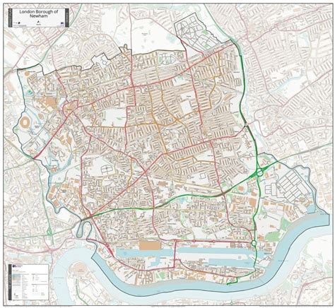 London Borough Of Newham Street Map