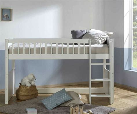 Lit Mezzanine Enfant Volutif Rio Modulable En Hauteur