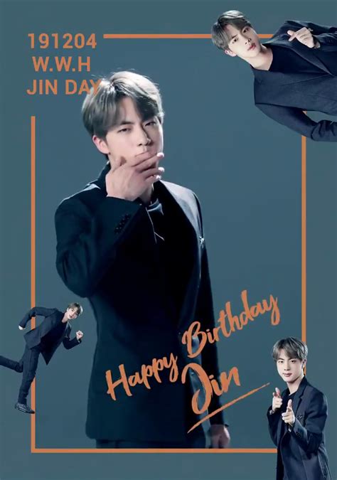 [ 진생일ㅊㅋ] 1204 Happy Birthday Worldwide Handsome Jin Jin 김석진