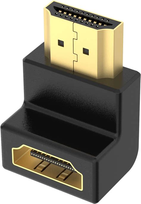 Deleycon Adaptateur Hdmi Coud Degr S Prise Femelle Hdmi Et