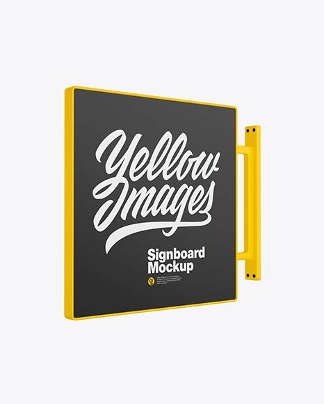 Signboard Mockup - Free Download Images High Quality PNG, JPG