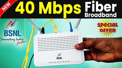 Bsnl Fiber Basic Mbps Speed Bsnl New Fiber Broadband Plan