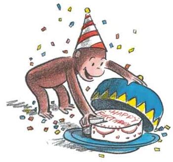 curious george birthday clipart 20 free Cliparts | Download images on ...