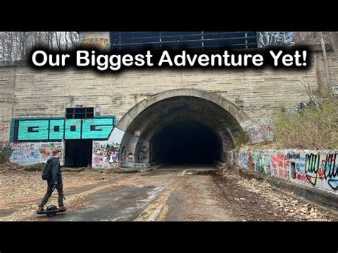 Epic Abandoned Pennsylvania Turnpike Tunnel Mile Stretch