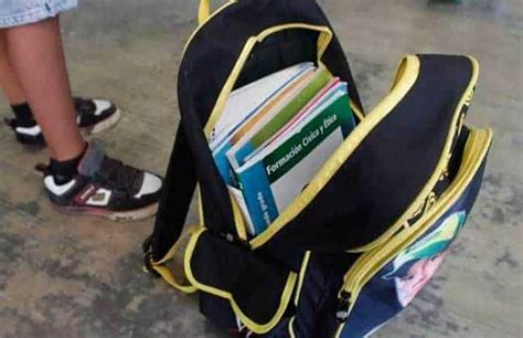 Aplicarán Operativo Mochila en escuelas dos veces al mes