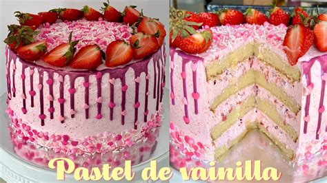 Descubrir 48 Imagen Pastel De Vainilla Con Relleno De Fresa Abzlocal Mx