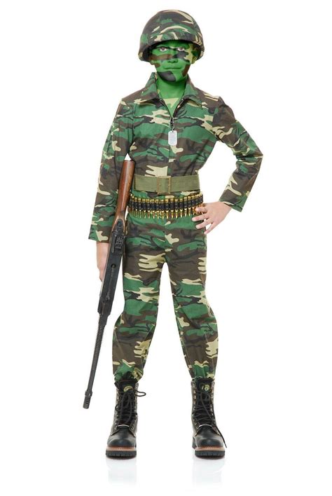 Vamei Army Suit For Kids Military Costume Army Costume For Boys Soldier ...