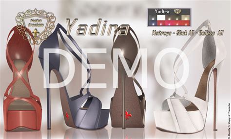 Second Life Marketplace Demo Nala Design Updated Yadira High Heels Mesh Bodies