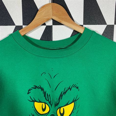 Vintage The Grinch Sweatshirt The Grinch Crewneck The Grinch Etsy